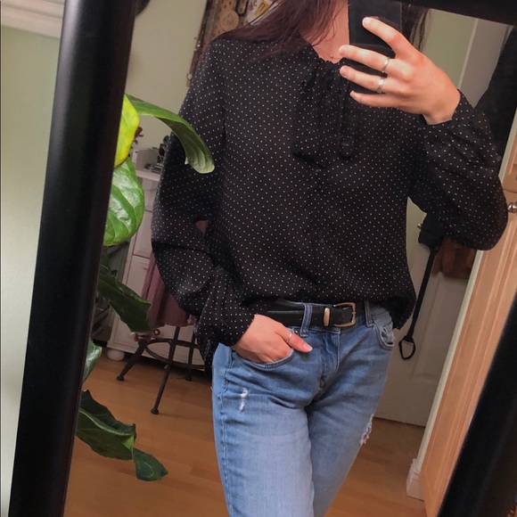 Polka-Dot Blouse - Picture 1 of 3